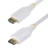 StarTech.com 10 pėdų (3 m) Premium sertifikuotas didelės spartos HDMI laidas, 4K 60 Hz/1440p 144 Hz, HDR10/HDCP 2.2/ARC, 18 Gbps, UHD HDMI 2.0 laidas televizoriui/monitoriui/ekranui, TPE apvalkalas, baltas