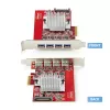 StarTech.com 4 prievadų USB-A PCIe kortelė, USB 3.2 10 Gbps, PCI Express 3.0 plėtros kortelė, 4 nepriklausomi USB valdikliai, Windows/Linux/macOS, TAA atitinkanti