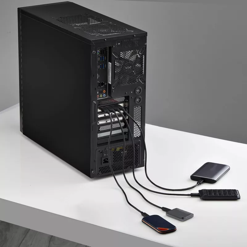 StarTech.com 4 prievadų USB-A PCIe kortelė, USB 3.2 10 Gbps, PCI Express 3.0 plėtros kortelė, 4 nepriklausomi USB valdikliai, Windows/Linux/macOS, TAA atitinkanti
