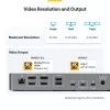StarTech.com trijų monitorių USB-C prijungimo stotelė, 140 W nešiojamojo kompiuterio įkrovimo dokas, skirtas MacBook Pro ir Windows, 4K 60 Hz HDMI arba DisplayPort, TAA