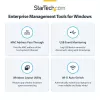 StarTech.com trijų monitorių USB-C prijungimo stotelė, 140 W nešiojamojo kompiuterio įkrovimo dokas, skirtas MacBook Pro ir Windows, 4K 60 Hz HDMI arba DisplayPort, TAA