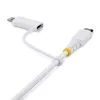 StarTech.com 2 m (6 pėd.) 2-in-1 patikimas USB-C įkrovimo laidas su „Lightning“ adapteriu, 30 W / 60 W (3 A), „Apple MFi“ sertifikuotas, pintas USB C įkroviklio laidas, skirtas „iPhone“ / „iPad“ / „Android“