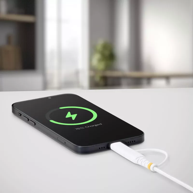 StarTech.com 1 m (3 pėd.) 2-in-1 patikimas USB-C įkrovimo laidas su „Lightning“ adapteriu, 30 W/60 W (3 A), „Apple MFi“ sertifikuotas, pintas USB C įkroviklio laidas, skirtas „iPhone“ / „iPad“ / „Android“