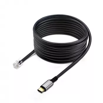 StarTech.com UR9-HEADSET-ADAPTER jungčių adapteris USB-C RJ-9 Juoda