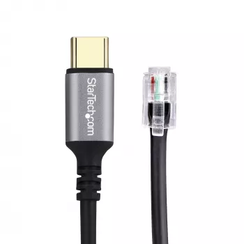 StarTech.com UR9-HEADSET-ADAPTER jungčių adapteris USB-C RJ-9 Juoda