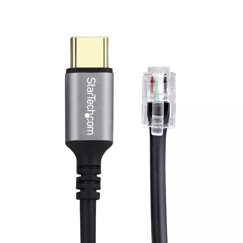 StarTech.com UR9-HEADSET-ADAPTER jungčių adapteris USB-C RJ-9 Juoda