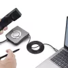 StarTech.com UR9-HEADSET-ADAPTER jungčių adapteris USB-C RJ-9 Juoda