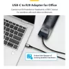 StarTech.com UR9-HEADSET-ADAPTER jungčių adapteris USB-C RJ-9 Juoda
