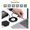 StarTech.com UR9-HEADSET-ADAPTER jungčių adapteris USB-C RJ-9 Juoda