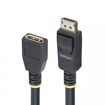 “StarTech.com” 3 m DisplayPort 1.4 ilginimo laidas, DP 1.4 prievado apsaugos laidas, 8K 60 Hz, DP kištukas–lizdas ilginimo adapterio laidas, DisplayPort ilginimo laidas, TPE apvalkalas, kištukas/lizdas