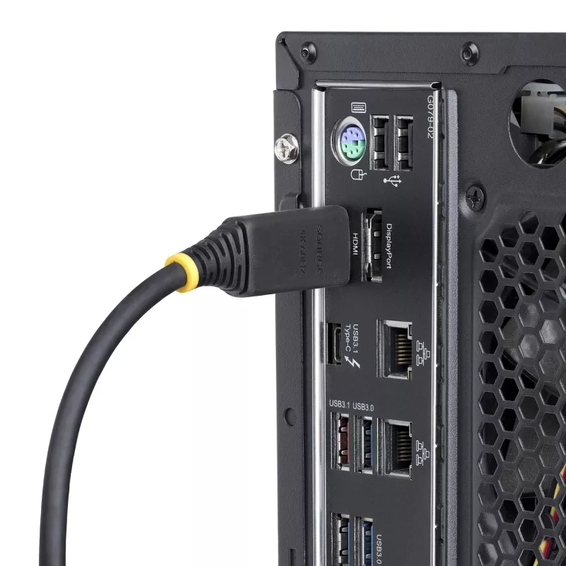 StarTech.com 35 pėdų (10,6 m) aktyvus didelės spartos HDMI kabelis su sugriebimo jungtimis, 4K 60Hz/1440p 144Hz, HDR10/HDCP 2.2/ARC, 18 Gbps, UHD HDMI 2.0 laidas televizoriui / monitoriui / ekranui, TPE apvalkalas