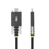 StarTech.com 3 m USB-C įkrovimo kabelis, patvarus ir itin lankstus, su šoniniais fiksavimo varžtais, 240 W (5 A) PD EPR, USB 2.0 nešiojamojo kompiuterio įkroviklio kabelis, USB-IF sertifikuotas, tvirtas USB-C įkrovimo laidas