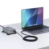 StarTech.com 3 m USB-C įkrovimo kabelis, patvarus ir itin lankstus, su šoniniais fiksavimo varžtais, 240 W (5 A) PD EPR, USB 2.0 nešiojamojo kompiuterio įkroviklio kabelis, USB-IF sertifikuotas, tvirtas USB-C įkrovimo laidas