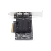 „StarTech.com“ 2 prievadų PCIe 10 Gb eterneto tinklo plokštė, 10 GbE tinklo sąsajos plokštė, „Broadcom BCM57416“ mikroschemų rinkinys, dvigubas RJ45 10GBase-T/gigabitas, NIC plokštė, TAA