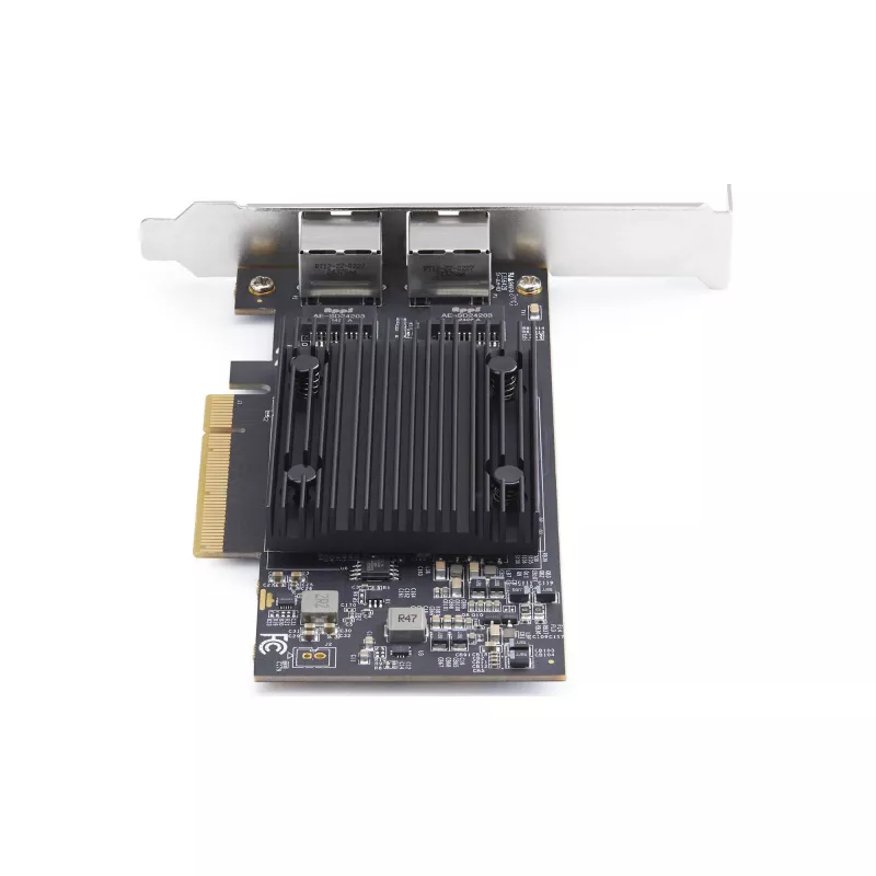 „StarTech.com“ 2 prievadų PCIe 10 Gb eterneto tinklo plokštė, 10 GbE tinklo sąsajos plokštė, „Broadcom BCM57416“ mikroschemų rinkinys, dvigubas RJ45 10GBase-T/gigabitas, NIC plokštė, TAA