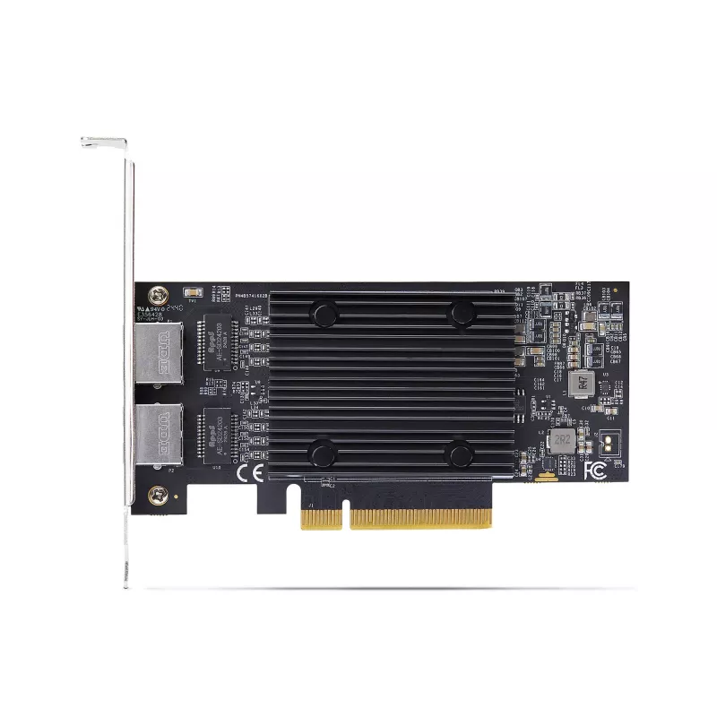 „StarTech.com“ 2 prievadų PCIe 10 Gb eterneto tinklo plokštė, 10 GbE tinklo sąsajos plokštė, „Broadcom BCM57416“ mikroschemų rinkinys, dvigubas RJ45 10GBase-T/gigabitas, NIC plokštė, TAA