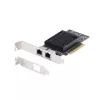„StarTech.com“ 2 prievadų PCIe 10 Gb eterneto tinklo plokštė, 10 GbE tinklo sąsajos plokštė, „Broadcom BCM57416“ mikroschemų rinkinys, dvigubas RJ45 10GBase-T/gigabitas, NIC plokštė, TAA