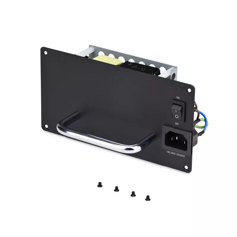 StarTech.com atsarginis maitinimo blokas, skirtas MCM15-MEDIA-CHASSIS, 130 W kintamoji srovė, 100–240 V įvestis, įrankių nereikalaujanti keičiamoji konstrukcija, ventiliatoriaus nereikalaujantis aušinimas, atitinka TAA