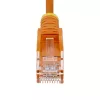 StarTech.com 1 m oranžinis plonas CAT6 eterneto kabelis, neužkabinami, 100 W PoE, UTP, LSZH, 28AWG gryno vario gijos, plonas RJ45 tinklo komutacinis kabelis su įtempimo sumažinimais, individualiai tikrintas