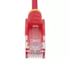 StarTech.com 5 m raudonas plonas CAT6 eterneto kabelis, neužsikabinantys kištukai, 100 W PoE, UTP, LSZH, 28AWG gryno vario gijos, plonas RJ45 tinklo pataisų laidas su įtempimo sumažinimais, individualiai tikrintas