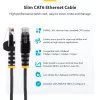 StarTech.com 7 m baltas plonas CAT6 eterneto kabelis, nesikabinantis, 100 W PoE, UTP, LSZH, 28 AWG gryno vario laidininkai, plonas RJ45 tinklo komutacinis kabelis su įtempimo sumažinimo apsaugomis, individualiai išbandytas