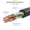 StarTech.com 15m oranžinis plonas CAT6 eterneto kabelis, neužkabinamas, 100W PoE, UTP, LSZH, 28AWG grynas varinis laidas, plonas RJ45 tinklo komutacinis kabelis su tempimo sumažinimo elementais, individualiai testuotas