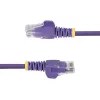 StarTech.com 2 m purpurinis plonas CAT6 eterneto kabelis, neužkabinami kištukai, 100W PoE, UTP, LSZH, 28AWG gryno vario laidas, plonas RJ45 tinklo pataisymo laidas su įtempimų mažinimo elementais, individualiai testuotas
