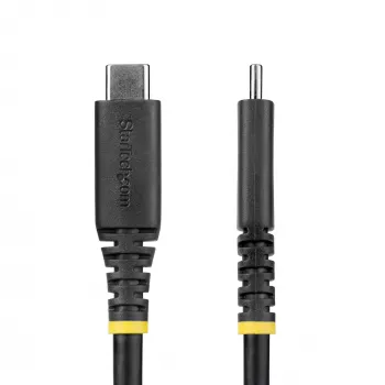 StarTech.com 2 m (6 pėd.) USB4 laidas, 20 Gbps, USB-IF sertifikuotas USB-C laidas, 240 W PD EPR, 4K 120 Hz DP 1.4, TPE apvalkalas, juodas USB-C laidas