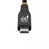 StarTech.com 2 m (6 pėd.) USB4 laidas, 20 Gbps, USB-IF sertifikuotas USB-C laidas, 240 W PD EPR, 4K 120 Hz DP 1.4, TPE apvalkalas, juodas USB-C laidas