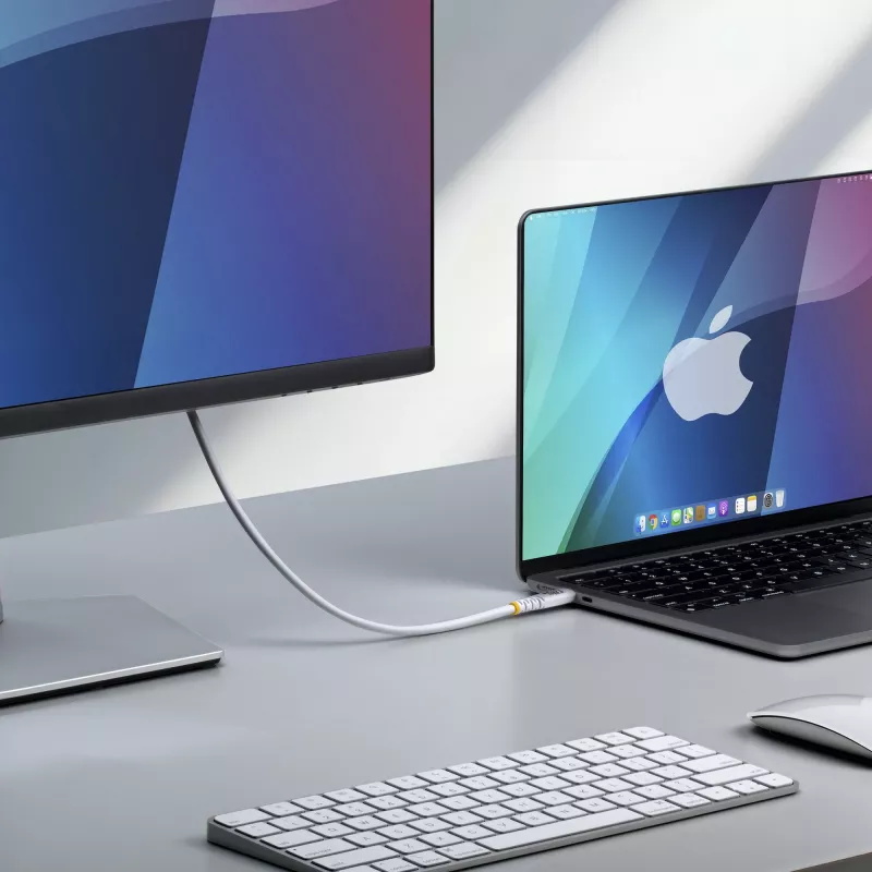 StarTech.com 2 m (6 pėd.) USB4 laidas, 20 Gbps, USB-IF sertifikuotas USB-C laidas, 240 W PD EPR, 4K 120 Hz DP 1.4, TPE apvalkalas, juodas USB-C laidas