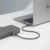 StarTech.com 50 cm (1,6 pėd.) USB4 laidas, 80 Gbps, USB-IF sertifikuotas USB-C laidas, 240 W PD, 8K 120 Hz / 4K 240 Hz DP2.1 DP80, TPE apvalkalas, suderinamas su Thunderbolt 4 – juodas USB-C laidas