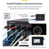 StarTech.com Gigabit Ethernet vario-į-šviesolaidį keitiklis, SM LC, 40 km, 10/100/1000 Mbps, RJ45 į LC, pilnai metalinis, 9K Jumbo kadrai, TAA atitinkantis