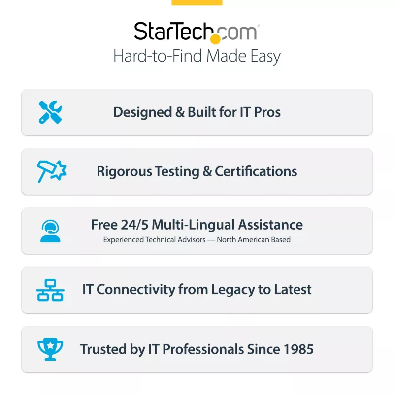StarTech.com Gigabit Ethernet vario-į-šviesolaidį keitiklis, SM LC, 40 km, 10/100/1000 Mbps, RJ45 į LC, pilnai metalinis, 9K Jumbo kadrai, TAA atitinkantis