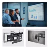 StarTech.com itin plonas lankstus televizoriaus sieninis laikiklis iki 65 colių ir 99 svarų/45 kg plokščiaekraniams, VESA 600x400, TAA atitinkantis plonas laikiklis