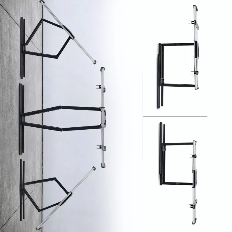 StarTech.com itin plonas lankstus televizoriaus sieninis laikiklis iki 65 colių ir 99 svarų/45 kg plokščiaekraniams, VESA 600x400, TAA atitinkantis plonas laikiklis