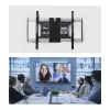StarTech.com itin plonas lankstus televizoriaus sieninis laikiklis iki 65 colių ir 99 svarų/45 kg plokščiaekraniams, VESA 600x400, TAA atitinkantis plonas laikiklis