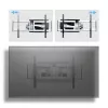 StarTech.com Heavy-Duty Articulating TV Wall Mount for up to 100-inch and 187.4lb/85kg plokščias Screens, VESA 800x500, Low-Profile Bracket, TAA-Compliant
