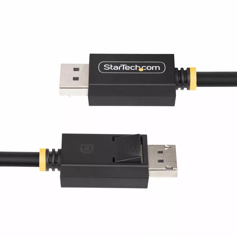 StarTech.com 3 m (10 pėdų) DisplayPort 2.1 kabelis, VESA sertifikuotas DP40 DisplayPort kabelis su UHBR10/HDR/HDCP 2.2, 8K 60 Hz/4K 144 Hz su DSC 1.2a, 40 Gbps, DP 2.1 kabelis, UHD monitoriaus laidas, M/M