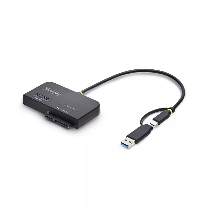 StarTech.com USB-C/USB-A į M.2 NVMe ir 2,5 col./3,5 col. SATA adapteris, 10 Gbps, berankis išorinis SSD kietojo disko skaitytuvas, B+M/M-Key