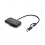 StarTech.com USB-C/USB-A į M.2 NVMe ir 2,5 col./3,5 col. SATA adapteris, 10 Gbps, berankis išorinis SSD kietojo disko skaitytuvas, B+M/M-Key