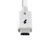 StarTech.com 1,5 pėd. (50 cm) Thunderbolt 5 laidas, 80 Gbps/iki 120 Gbps, 240 W PD, 8K 60 Hz, sertifikuotas Thunderbolt laidas, suderinamas su Thunderbolt 4/USB4/USB-C – baltas