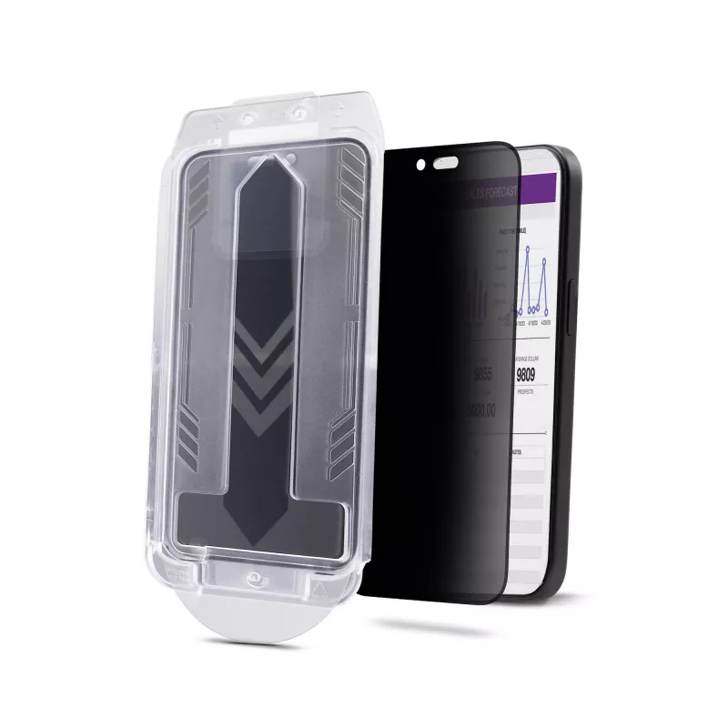 StarTech.com 4 krypčių 360 laipsnių privatumo apsauga, skirta iPhone 16 Pro, palaiko portretinę ir gulsčią orientaciją, jautri lietimui, grūdinto stiklo apsauga, 4 krypčių filtras, TAA