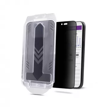 StarTech.com 4 krypčių 360 privatumo ekranas, skirtas iPhone 16 Pro Max, palaiko vertikalią / gulsčią orientaciją, jautrus lietimui, grūdinto stiklo apsauga, 4 krypčių filtras, TAA
