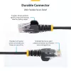StarTech.com 25 cm pilkas plonas CAT6 eterneto kabelis, be užkliuvimų, 100W PoE, UTP, LSZH, 28AWG gryno vario gija, plonas RJ45 tinklo komutacinis kabelis su įtempimo sumažinimais, individualiai testuotas