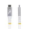 StarTech.com 50 cm (1,6 pėd.) USB4 kabelis, 80 Gbps, USB-IF sertifikuotas USB-C kabelis, 240 W PD, 8K 120 Hz / 4K 240 Hz DP2.1 DP80, TPE apvalkalas, suderinamas su Thunderbolt 4 – baltas USB-C laidas