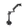 StarTech.com stalinis monitoriaus laikiklis, skirtas iki 40 colių ekranui / 17,6 svaro (8 kg), mechaninė spyruoklinė svirtis, C formos spaustuvas / įvorė, montavimas iš viršaus, nereikalaujantis įrankių reguliavimas