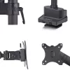 StarTech.com stalinis monitoriaus laikiklis, skirtas iki 40 colių ekranui / 17,6 svaro (8 kg), mechaninė spyruoklinė svirtis, C formos spaustuvas / įvorė, montavimas iš viršaus, nereikalaujantis įrankių reguliavimas