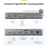 StarTech.com 199UE-USBC-DOCK nešiojamojo kompiuterio dokas / prievadų kopijuoklis Laidinis USB 3.2 Gen 2 (3.1 Gen 2) Type-C Pilka