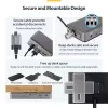 StarTech.com 199UE-USBC-DOCK nešiojamojo kompiuterio dokas / prievadų kopijuoklis Laidinis USB 3.2 Gen 2 (3.1 Gen 2) Type-C Pilka
