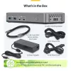 StarTech.com 199UE-USBC-DOCK nešiojamojo kompiuterio dokas / prievadų kopijuoklis Laidinis USB 3.2 Gen 2 (3.1 Gen 2) Type-C Pilka